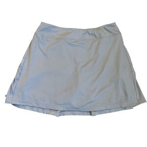 Gray Athletic Tennis Skort size Medium Built-in Shorts Athleisure Preppy Golf